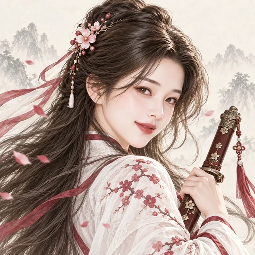 화산 매화 여검객